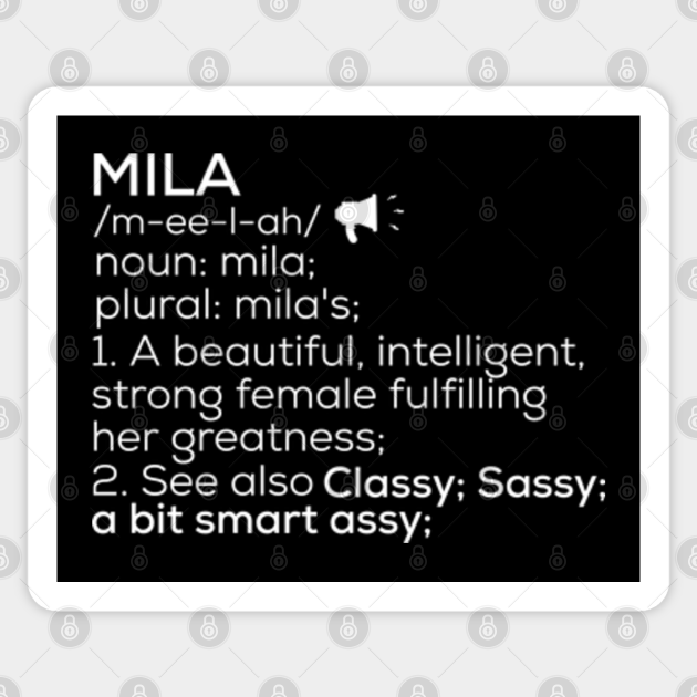 Mila Name Mila Definition Mila Female Name Mila Meaning - Mila Name